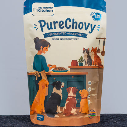 PureChovy - Dried Anchovies for dogs and cats